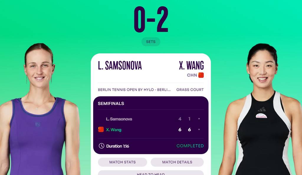 皇冠足球管理平台出租_WTA柏林站王欣瑜晋级决赛 强调连胜积攒信心让她打出精彩好球